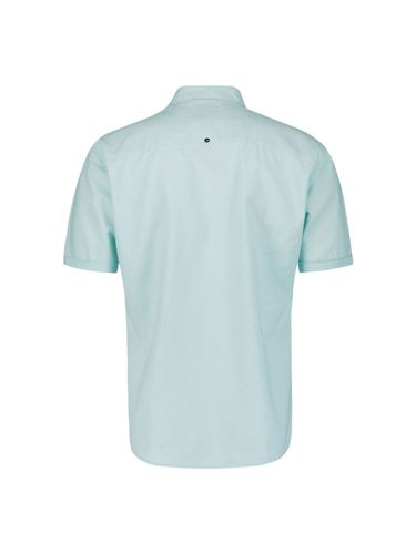 NO EXCESS Shirt Short Sleeve Solid With Linen