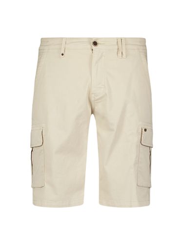 NO EXCESS Short Cargo Garment Dyed + Stone Washed Stretch