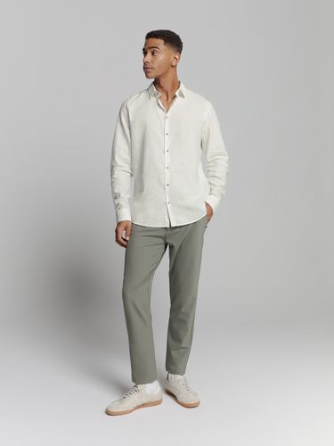 NO EXCESS Shirt Solid With Linen