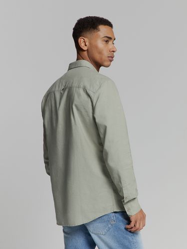NO EXCESS Shirt Solid With Linen