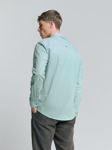 NO EXCESS Shirt Solid With Linen