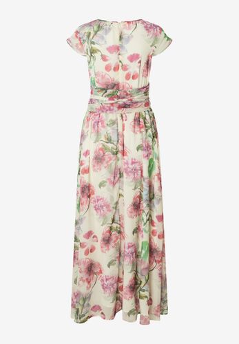 MORE & MORE Maxi-Chiffonkleid Flowerprint