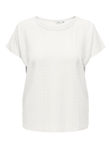 ONLY CARMAKOMA CARZABBI LIFE SS V-NECK IN ONE TOP JRS M-46 48