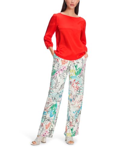 MARC CAIN Feminine Bluse in reiner Seide