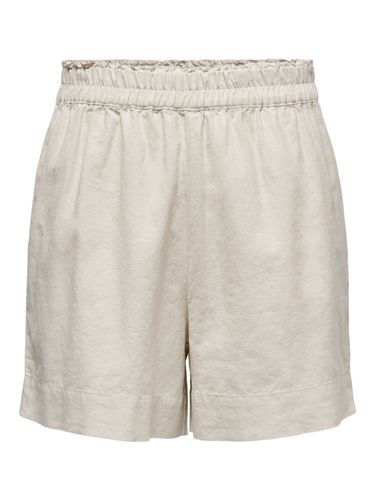 ONLY ONLY ONLTOKYO HW LINEN BLEND SHORTS PNT NOOS S