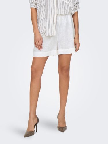 ONLY ONLY ONLTOKYO HW LINEN BLEND SHORTS PNT NOOS