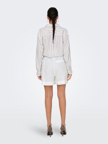 ONLY ONLY ONLTOKYO HW LINEN BLEND SHORTS PNT NOOS