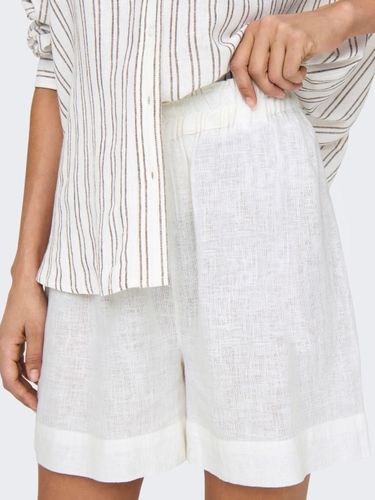 ONLY ONLY ONLTOKYO HW LINEN BLEND SHORTS PNT NOOS