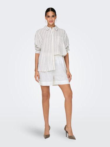 ONLY ONLY ONLTOKYO HW LINEN BLEND SHORTS PNT NOOS