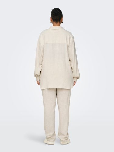 ONLY CARMAKOMA CARSIESTA L/S LIN BL SHIRT PNT