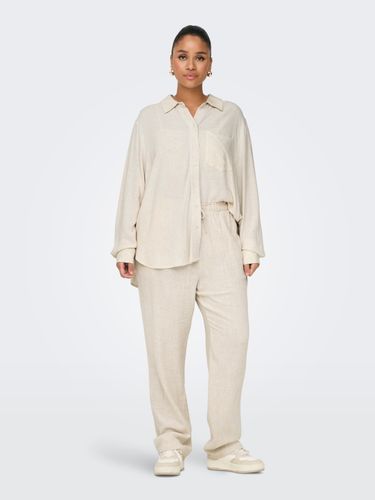 ONLY CARMAKOMA CARSIESTA L/S LIN BL SHIRT PNT