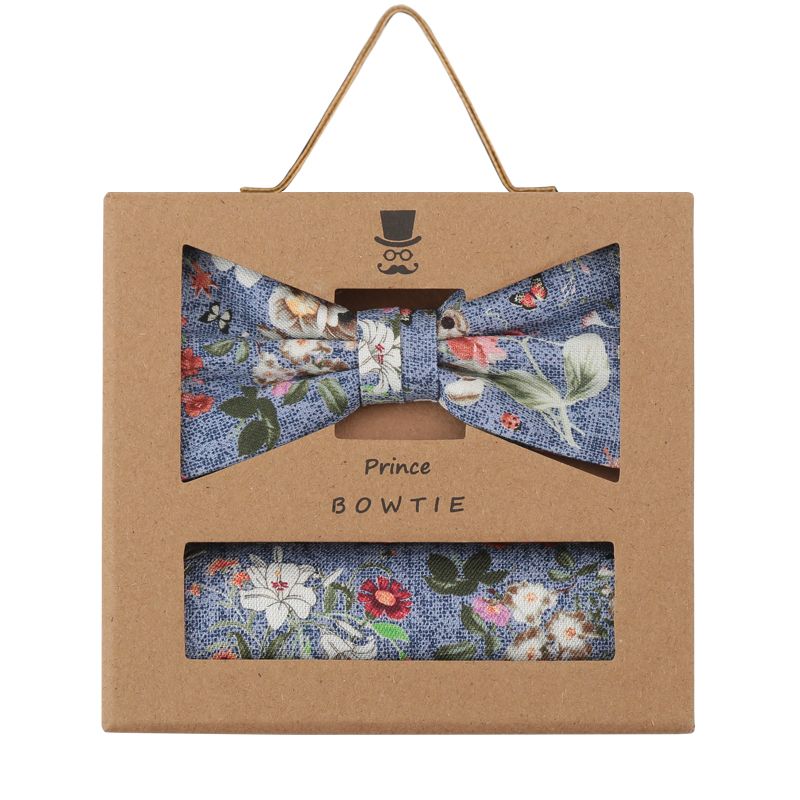 Set Fliege+Tuch flower