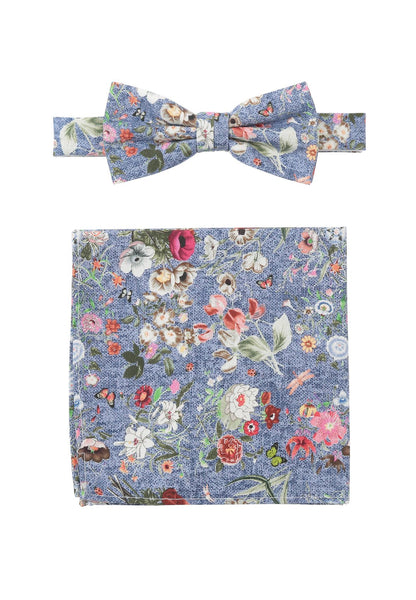 Set Fliege+Tuch flower