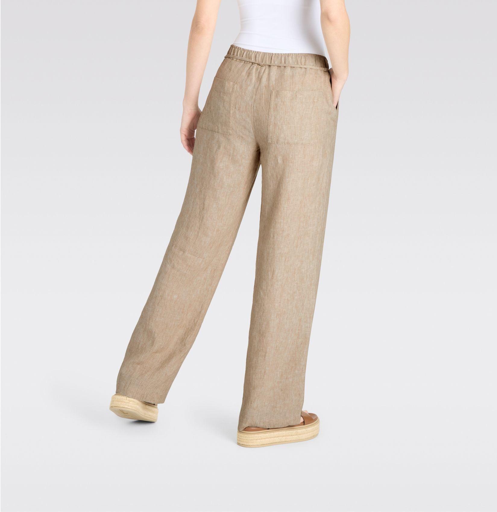 MAC MAC JEANS - CHIARA BELT, Pure linen