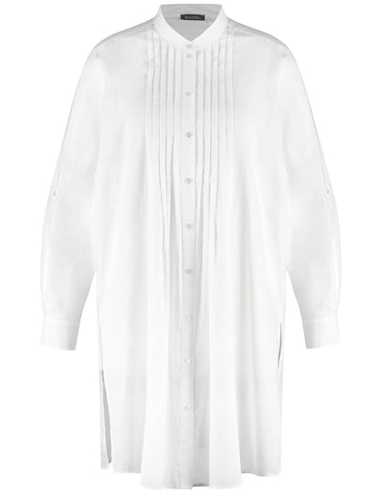 SAMOON Longbluse aus leichtem Baumwoll-Voile 46