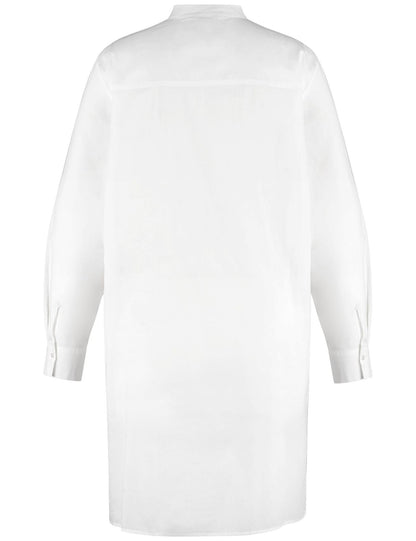 SAMOON Longbluse aus leichtem Baumwoll-Voile