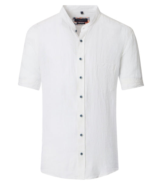 CASA MODA Leinenhemd Kurzarm 5XL