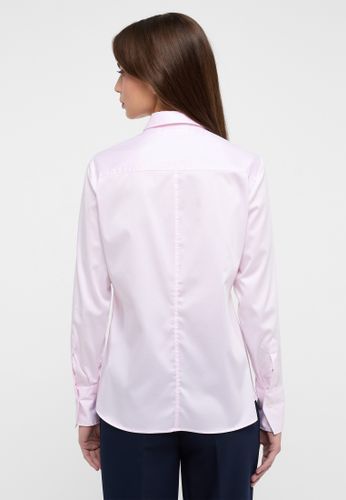 ETERNA Satin Shirt Bluse Satingewebe Langarm