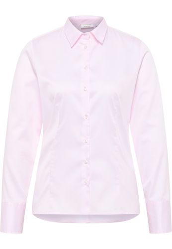 ETERNA Satin Shirt Bluse Satingewebe Langarm