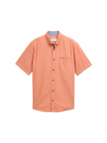TOM TAILOR Regular Fit Kurzarmhemd aus Baumwolle M