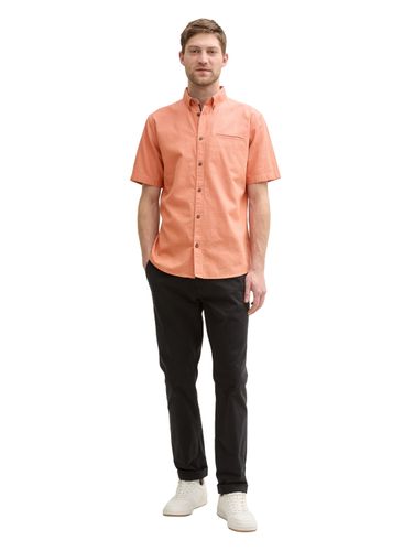 TOM TAILOR Regular Fit Kurzarmhemd aus Baumwolle