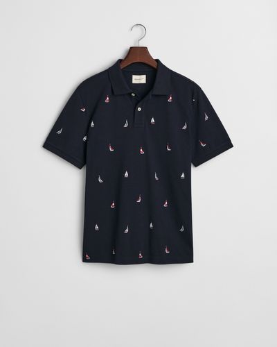GANT Graphic Poloshirt Boots-Stickerei L