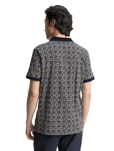 TOM TAILOR Jersey Poloshirt mit Print