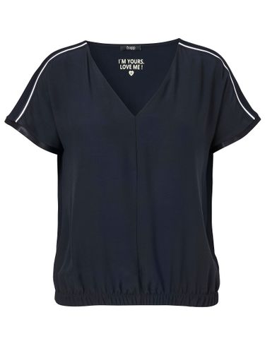 FRAPP Bluse V-Ausschnitt ohne Arm 48