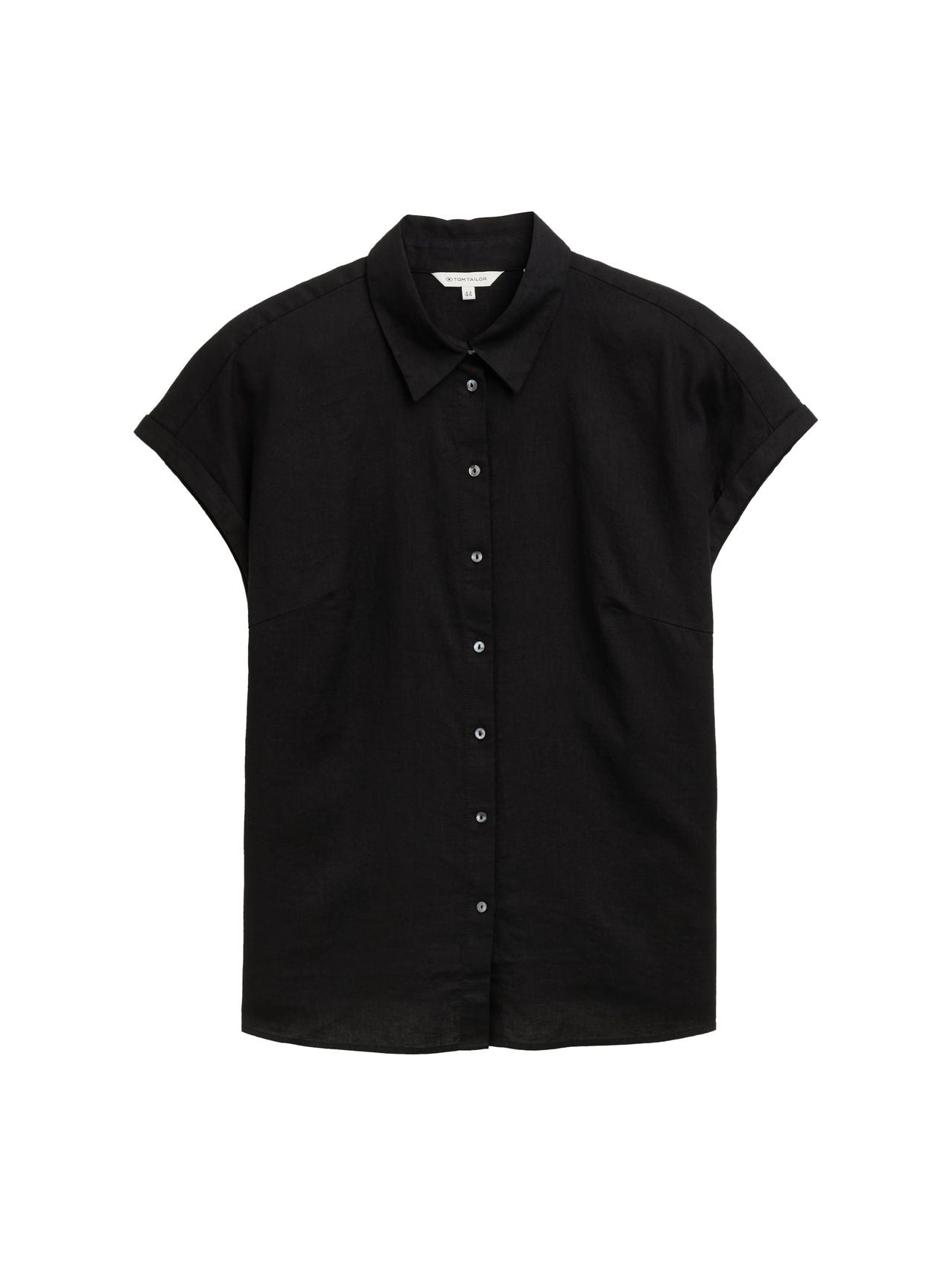 TOM TAILOR Plus Size - Loose Fit Bluse mit Leinenanteil Default Title