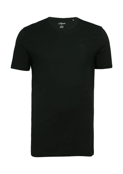 S.OLIVER T-Shirt schwarz