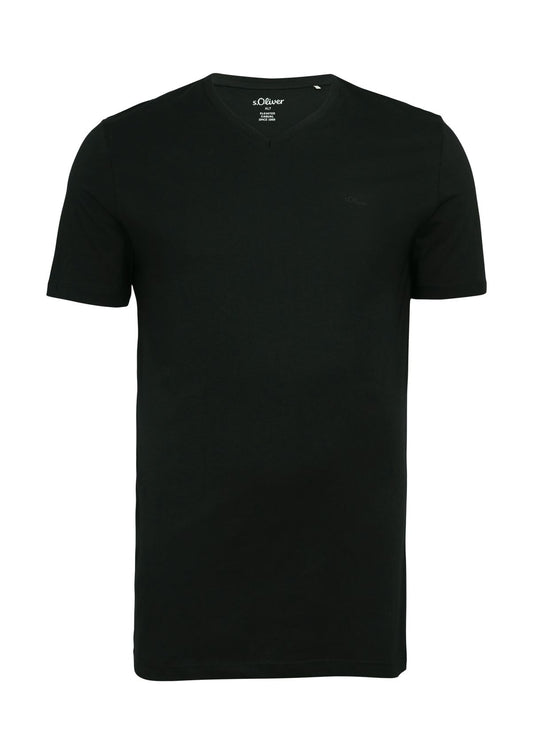 S.OLIVER T-Shirt schwarz