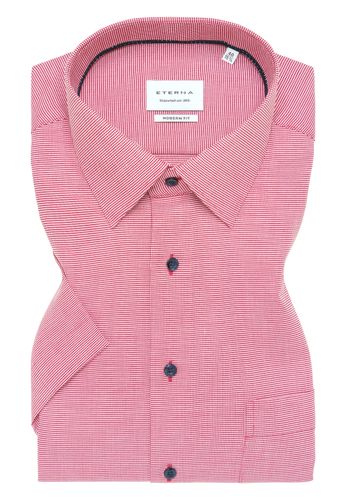 ETERNA Hemd Hahnentritt Kurzarm Kurzarm