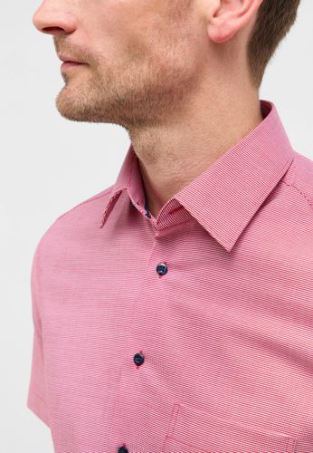 ETERNA Hemd Hahnentritt Kurzarm