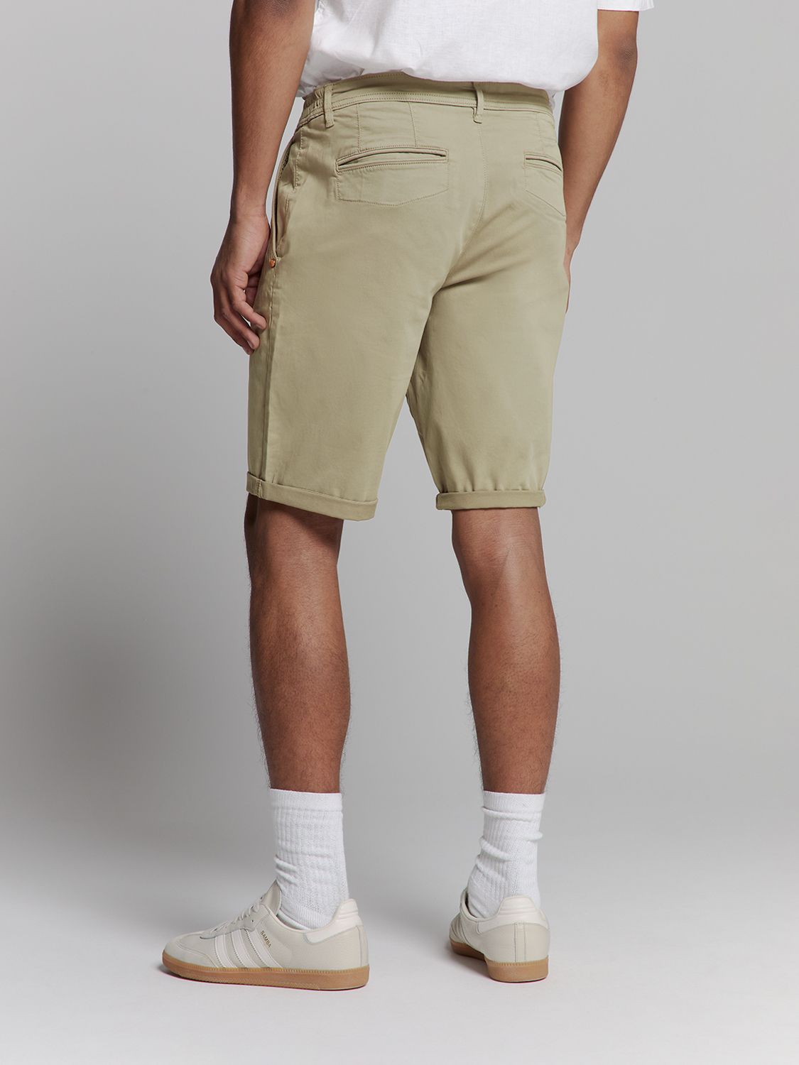 NO EXCESS Short Chino Garment Dyed Twill Stretch