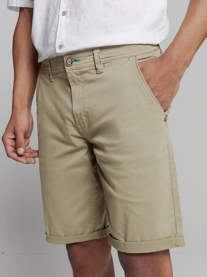 NO EXCESS Short Chino Garment Dyed Twill Stretch
