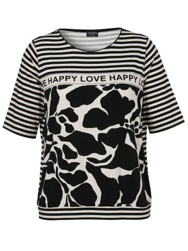 VIA APPIA T-Shirt Rundhals 1/2 Arm Druck Motiv Ringel