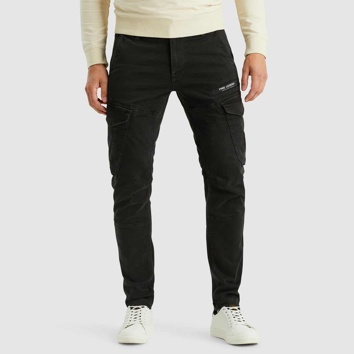 PME PME LEGEND NORDROP CARGO WASHED BLACK DENIM 38 36