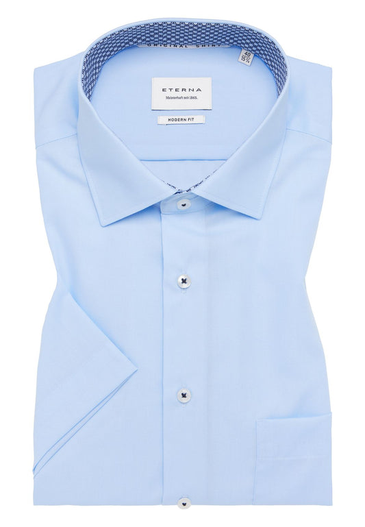 ETERNA Original Shirt Popeline Kurzarm Kurzarm