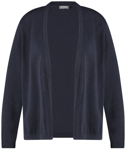 SAMOON Cardigan aus Baumwoll-Leinen-Mix 46