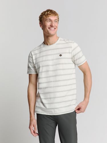 NO EXCESS T-Shirt Crewneck Jacquard Stripe XL