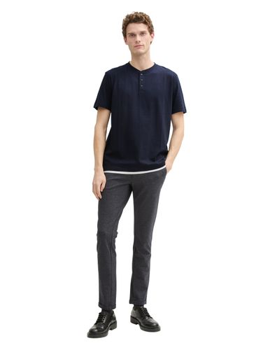TOM TAILOR Henley T-Shirt aus Baumwolle