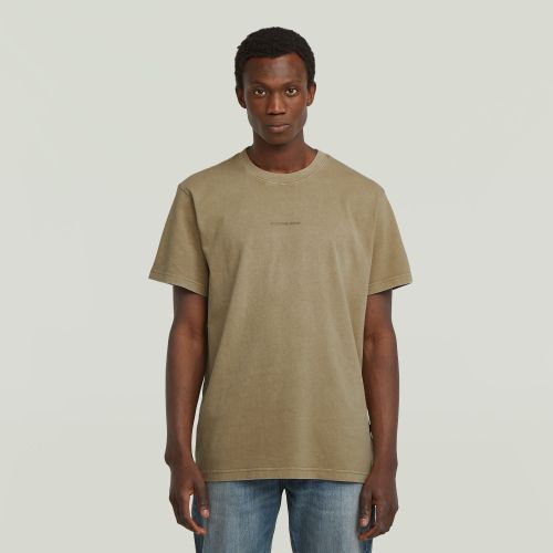 G-STAR Overdyed center chest loose r t