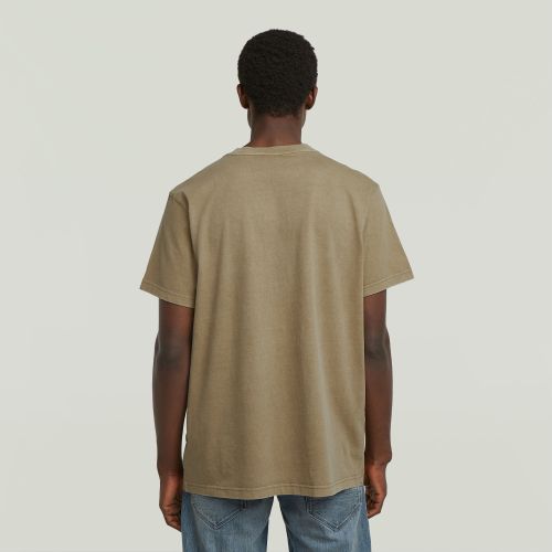 G-STAR Overdyed center chest loose r t