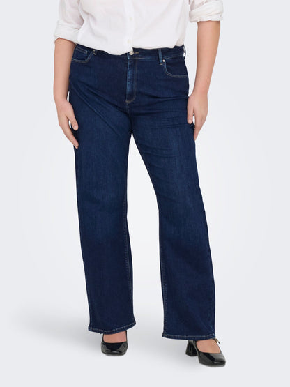 ONLY CARMAKOMA CARWILLY HW WIDE JEANS CRO NOOS