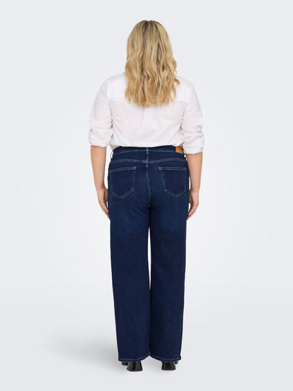 ONLY CARMAKOMA CARWILLY HW WIDE JEANS CRO NOOS
