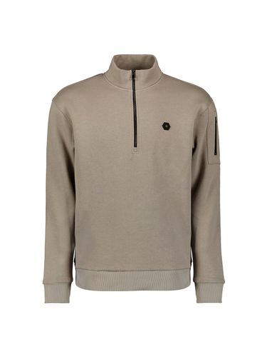 NO EXCESS Sweater Half Zip Brushed XXL