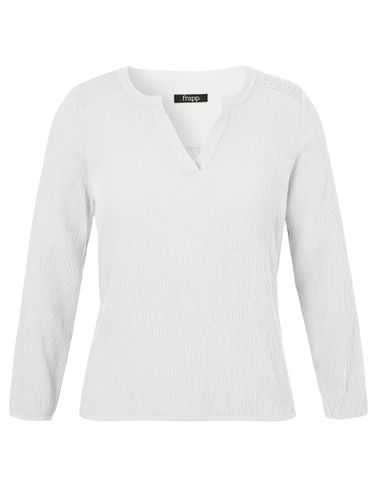 FRAPP Bluse V-Ausschnitt 1/1 Arm