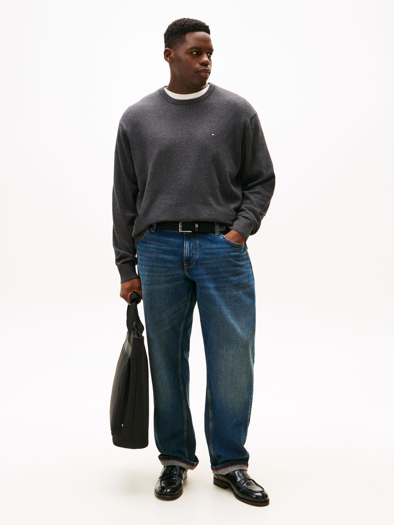 TOMMY HILFIGER BT-PIMA ORG CTN CASHMERE CN-B