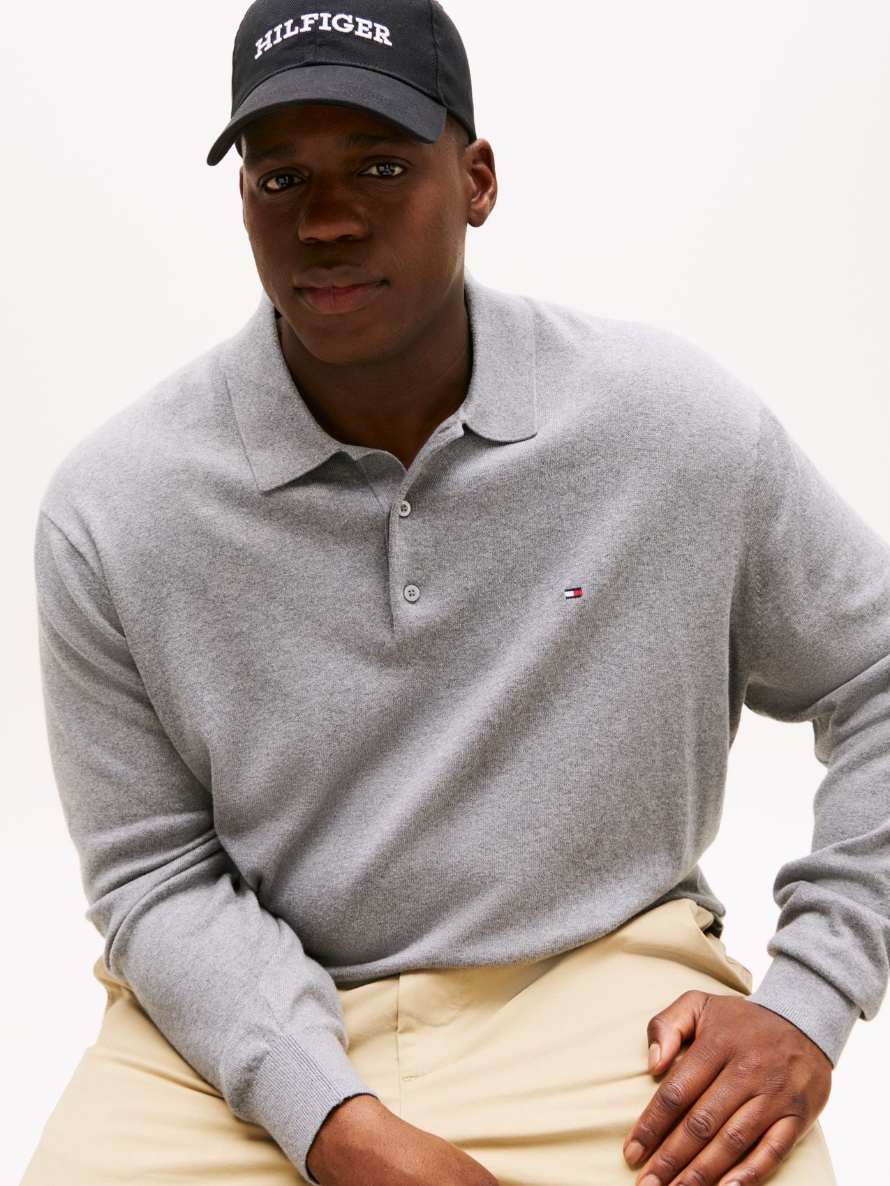TOMMY HILFIGER BT-PIMA ORG CTN CASH LS POLO-B