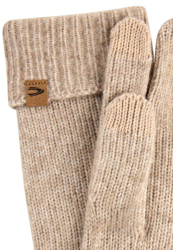 Strickhandschuhe aus weichem Materialmix
